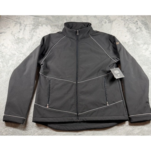 Cat Jackets & Blazers - CAT Womens Workwear Sara Soft Shell Jacket M Black Storm Blocker NWT